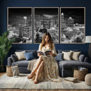 Charlotte Skyline Canvas Wall Art Print – North Carolina Cityscape Photography Print by MyGreatCanvas | Canvas Wall Art Prints | Photo Prints & Wall Decor