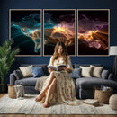 World Map and Global Flight Routes Map Canvas Wall Art, Worldwide Aviation Network Print, International Air Travel Wall Decor by MyGreatCanvas | Canvas Wall Art Prints | Photo Prints & Wall Decor