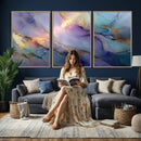 Colorful Abstract Canvas Wall Art Print, Vibrant Popup Color Art Print