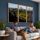 Chicago Cubs Baseball Team Print - Wrigley Field Stadium