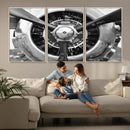 Vintage Airplane Wall Art Canvas Print by MyGreatCanvas | Canvas Wall Art Prints | Photo Prints & Wall Decor