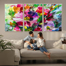 Oil Flower Abstract Canvas Print by MyGreatCanvas | Canvas Wall Art Prints | Photo Prints & Wall Decor