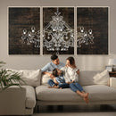 Rustic Chandelier Canvas Print by MyGreatCanvas | Canvas Wall Art Prints | Photo Prints & Wall Decor