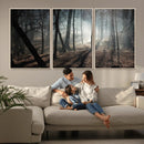 Dark Family and Tree Wall Art Canvas Print by MyGreatCanvas | Canvas Wall Art Prints | Photo Prints & Wall Decor