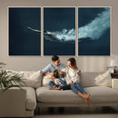 Swimmer Wall Art Canvas Print