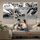 American Football Player Wall Art Canvas Print by MyGreatCanvas | Canvas Wall Art Prints | Photo Prints & Wall Decor