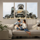 Buddha Statue Wall Art Canvas Print