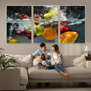Kithen Vegetables World Wall Art Canvas Print