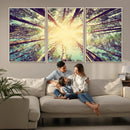 Tree and Sunshine Canvas Print