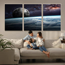 Space and Planet Canvas Print by MyGreatCanvas | Canvas Wall Art Prints | Photo Prints & Wall Decor