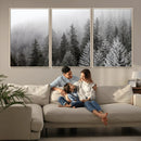 Big Foggy Forest and Misty Trees Forest Wall Art Canvas by MyGreatCanvas | Canvas Wall Art Prints | Photo Prints & Wall Decor