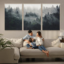 Nature Wall Decor - Serene Triptych Nature Print – Woodland by MyGreatCanvas | Canvas Wall Art Prints | Photo Prints & Wall Decor