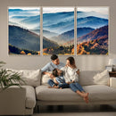 Mountains Forest Autumn Wall Art Canvas Print by MyGreatCanvas | Canvas Wall Art Prints | Photo Prints & Wall Decor