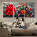Red Pepper Kitchen and Restaurant Wall Wall Art, Red Pepper by MyGreatCanvas | Canvas Wall Art Prints | Photo Prints & Wall Decor