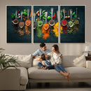 Herbs and Spices Kitchen Wall Art Canvas Print
