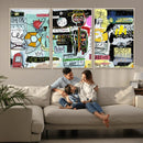 Graffiti Wall Art – Colorful Urban Street Canvas Print, by MyGreatCanvas | Canvas Wall Art Prints | Photo Prints & Wall Decor
