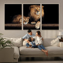 Lion Canvas Wall Art – Majestic Animal Print Artwork for by MyGreatCanvas | Canvas Wall Art Prints | Photo Prints & Wall Decor