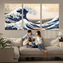 Hokusai: The Breaking Wave off Kanagawa Canvas Print by MyGreatCanvas | Canvas Wall Art Prints | Photo Prints & Wall Decor