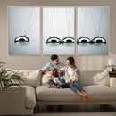 Newton's Cradle Wall Art Canvas Print, Framed Newton Cradle