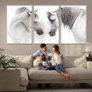 White Horse Wall Art Animal Canvas Print by MyGreatCanvas | Canvas Wall Art Prints | Photo Prints & Wall Decor