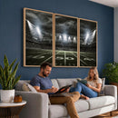 American Football Stadium Wall Art Canvas Print, Stadium