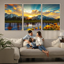 Grand Teton Park Sunrise Wall Art – Vibrant Landscape Canvas by MyGreatCanvas | Canvas Wall Art Prints | Photo Prints & Wall Decor
