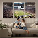 Dallas Cowboys Football Team Print - Arlington AT&T Stadium by MyGreatCanvas | Canvas Wall Art Prints | Photo Prints & Wall Decor