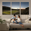 Oregon Ducks Football Team Print - Eugene Autzen Stadium