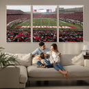 Wisconsin Badgers Team Print Canvas - Madison Camp Randall