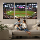 Arizona Diamondbacks Baseball Team Print - Phoenix Chase by MyGreatCanvas | Canvas Wall Art Prints | Photo Prints & Wall Decor