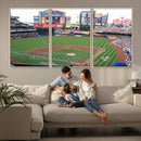 New York Mets Baseball Team Print - Citi Field Baseball by MyGreatCanvas | Canvas Wall Art Prints | Photo Prints & Wall Decor