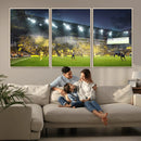 Columbus Crew Stadium Match Triple Canvas Wall Art - Dynamic