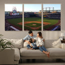 Colorado Rockies Coors Field Wall Art Canvas Print - MLB