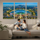 Los Angeles Dodgers Wall Art Canvas, Dodger Stadium Wall Art