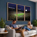 Michigan Wolverines Football Canvas Wall Decor, Football