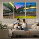 Milwaukee Brewers Baseball Team Print Canvas- American
