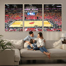 Miami Heat Basketball Team Print Wall Art- Kaseya Center by MyGreatCanvas | Canvas Wall Art Prints | Photo Prints & Wall Decor
