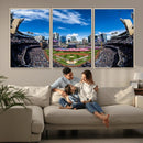 San Diego Padres Baseball Team Print - Petco Park Stadium by MyGreatCanvas | Canvas Wall Art Prints | Photo Prints & Wall Decor