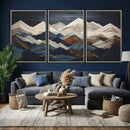 Mountain Wall Art – Modern Abstract Landscape Canvas Print