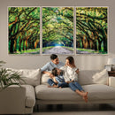 Serene Tree Tunnel Wall Art Canvas Print – Pathway Under by MyGreatCanvas | Canvas Wall Art Prints | Photo Prints & Wall Decor
