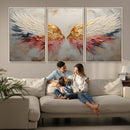 Golden Angel Wings Wall Art Canvas Print – Stunning Abstract by MyGreatCanvas | Canvas Wall Art Prints | Photo Prints & Wall Decor