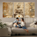 Buddha Wall Art Canvas Print, Buddha Meditation Room Decor,
