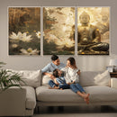 Zen Buddha Wall Art Canvas Print | Peaceful Meditation Decor