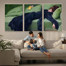 Decadent Girl by Ramon Casas Wall Art Canvas Print, Framed