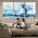 Golf Swing Wall Art Canvas Print - Sports-Inspired