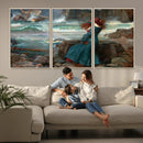 Miranda by the Shore Wall Art Canvas Print – Tempest Scene by MyGreatCanvas | Canvas Wall Art Prints | Photo Prints & Wall Decor