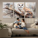 Barn Owl Wall Art | Watercolor Barn Owl Canvas Print | by MyGreatCanvas | Canvas Wall Art Prints | Photo Prints & Wall Decor