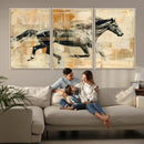 Chines Style Running Horse Western Wall Art | Farmhouse Wall