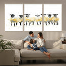 Farmhouse Wall Art Sheep Print | Ready to Hang Framed Canvas by MyGreatCanvas | Canvas Wall Art Prints | Photo Prints & Wall Decor