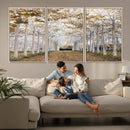 Forest Grove Wall Art | Serene Pathway Canvas Print | Ready